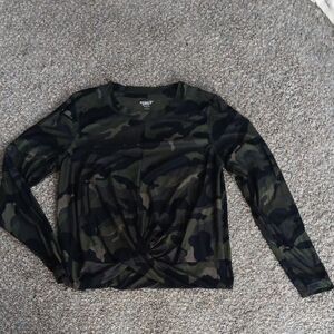 Old Navy Camouflage Long Sleeve Tee